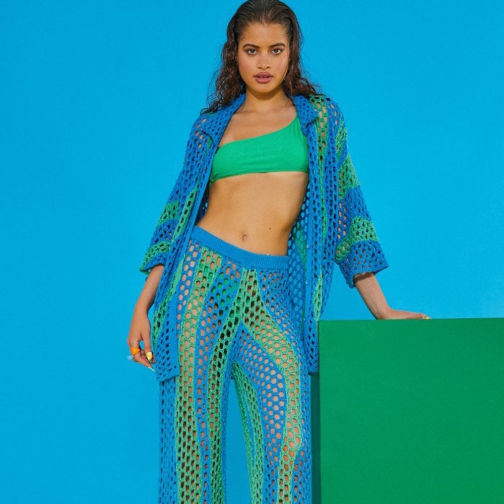 NWT Jaded London Crochet Pants Size M